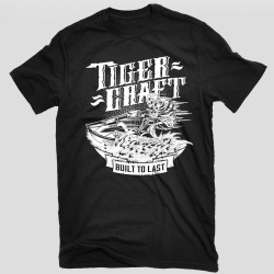 TIGERCRAFT TSHIRT  "BUILT...