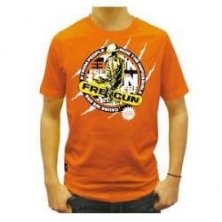 TSHIRT FREEGUN ORANGE SNOWLIFE