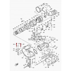 BOLT FOR EXHAUST BRACKET YAM 1200/1300