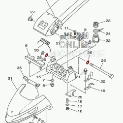 WASHER POLEBOLT SUPERJET