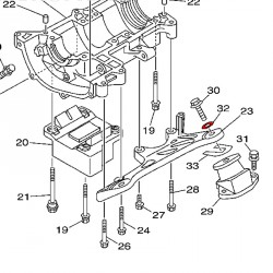 BOLT WASHER FOR ENGINE MOUNT