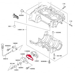 JOINT VALVE VIDANGE BAS MOTEUR KAW 650/750