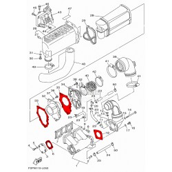 GASKET KIT FOR YAM OEM EXHAUST 650/700