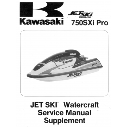 KAW 750 SXI SERVICE MANUAL