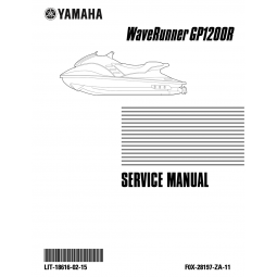 YAM GP1200R SERVICE MANUAL