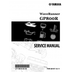 YAM GP800R SERVICE MANUAL