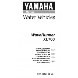 YAM XL700 SERVICE MANUAL