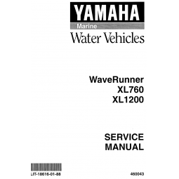 YAM XL760/1200 SERVICE MANUAL