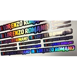 STICKERS NOM HOLOGRAPHIQUES